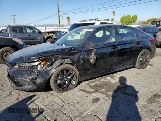 2022 Honda Civic Si with VIN 2HGFE1E57NH474375, listed as a Copart auction lot 85793044 with 26,326 mi miles and Salvage Title. Bid and sale history available at DreamBid. Image 1.