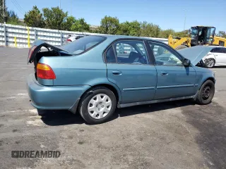 2000 Honda Civic VP z VIN 2HGEJ6613YH558116, wystawiony jako Copart lot #50028285 z przebiegiem 138 436 mil mil oraz Szkoda całkowita • Salvage title. Historia ofert i sprzedaży dostępna na DreamBid. Obrazek 3.