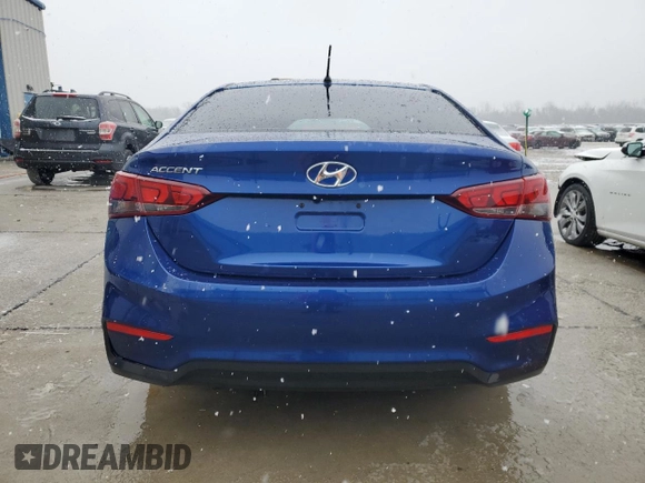 2019 Hyundai Accent SE with VIN 3KPC24A3XKE068114, listed as a Copart auction lot 45110065 with 112,756 mi miles and Salvage Title. Bid and sale history available at DreamBid. Image 6.