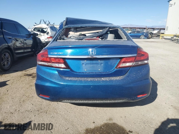 2014 Honda Civic LX z VIN 19XFB2F5XEE069182, wystawiony jako Copart lot #88257195 z przebiegiem Nie podano mil oraz Szkoda całkowita • Salvage title. Historia ofert i sprzedaży dostępna na DreamBid. Obrazek 6.