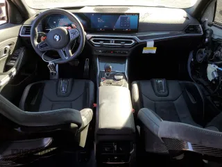 2024 BMW M3 Competition with VIN WBS33AY0XRFT58675, listed as a Copart auction lot 81841404 with 2,144 mi miles and Salvage title. Bid and sale history available at DreamBid. Image 8.