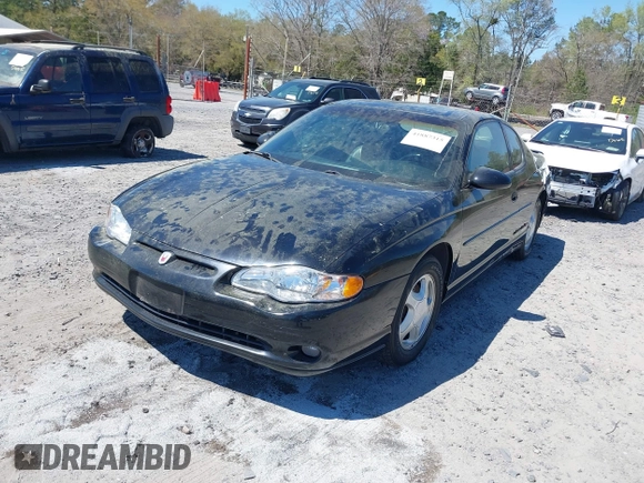 2001 Chevrolet Monte Carlo SS with VIN 2G1WX15K519114291, listed as a IAAI auction lot 41887315 with 185,532 mi miles. Bid and sale history available at carsss.com. Image 2.