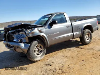 2001 Dodge Dakota with VIN 1B7GG26XX1S346850, listed as a Copart auction lot 44520225 with 183,893 mi miles and Salvage Title. Bid and sale history available at carsss.com. Image 1.