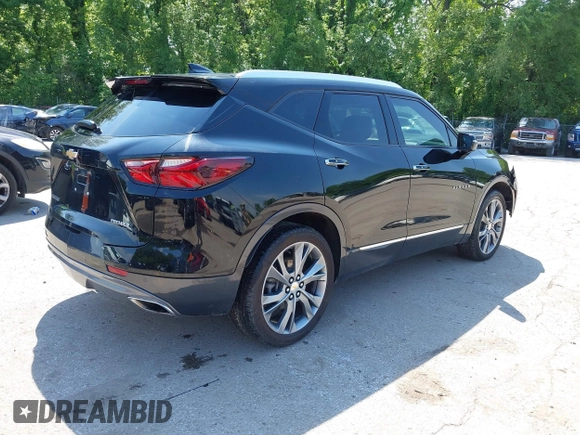 2022 Chevrolet Blazer Premier z VIN 3GNKBFRS4NS128999, wystawiony jako IAAI lot #42157919 z przebiegiem 79 639 mil mil oraz . Historia ofert i sprzedaży dostępna na DreamBid. Obrazek 4.