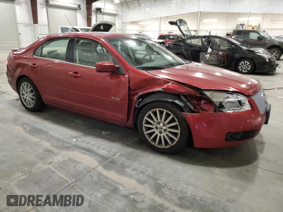 2007 Mercury Milan Premier z VIN 3MEHM02147R637477, wystawiony jako Copart lot #83081434 z przebiegiem 105 531 mil mil oraz Szkoda całkowita • Salvage title. Historia ofert i sprzedaży dostępna na DreamBid. Obrazek 4.