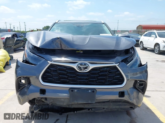 2023 Toyota Highlander L with VIN 5TDKDRAH7PS007332, listed as a IAAI auction lot 42392250 with 51,943 mi miles and . Bid and sale history available at DreamBid. Image 12.
