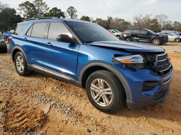2020 Ford Explorer XLT with VIN 1FMSK7DH3LGB26887, listed as a Copart auction lot 41842605 with 81,796 mi miles and Non Repairable. Bid and sale history available at carsss.com. Image 4.