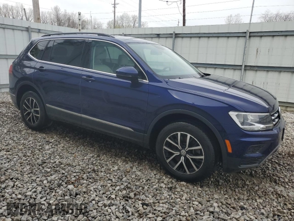 2021 Volkswagen Tiguan SE z VIN 3VV2B7AX3MM154049, wystawiony jako Copart lot #52961955 z przebiegiem 77 349 mil mil oraz Czysty tytuł • Clean title. Historia ofert i sprzedaży dostępna na DreamBid. Obrazek 4.