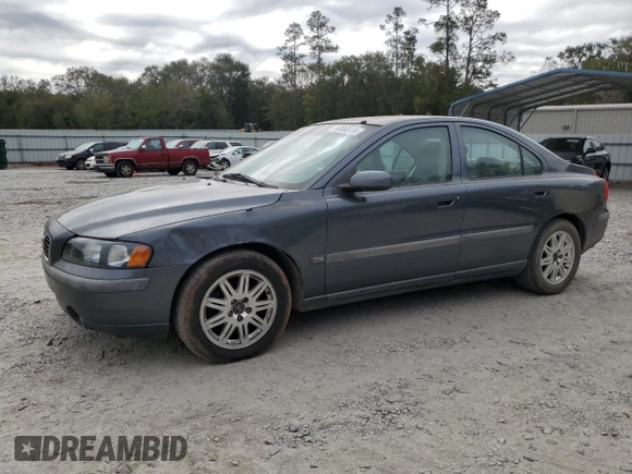 2004 Volvo S60 with VIN YV1RS61T842326873, listed as a Copart auction lot 76056544 with 287,967 mi miles and Salvage Title. Bid and sale history available at carsss.com. Image 1.