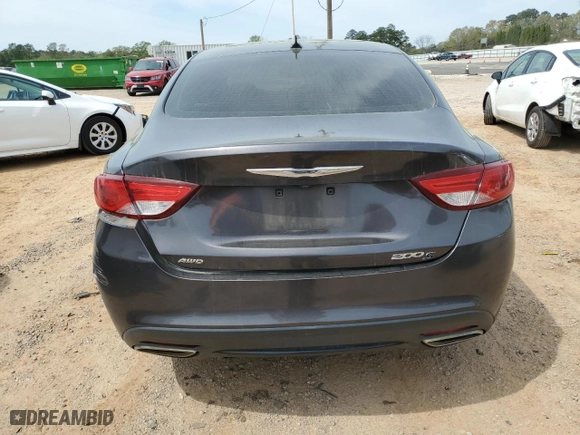 2015 Chrysler 200 S with VIN 1C3CCCDG6FN632188, listed as a Copart auction lot 50709065 with 100,950 mi miles and Salvage Title. Bid and sale history available at carsss.com. Image 6.
