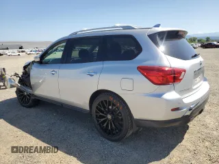2019 Nissan Pathfinder S with VIN 5N1DR2MN0KC650274, listed as a Copart auction lot 54166005 with 96,956 mi miles and Salvage Title. Bid and sale history available at DreamBid. Image 2.