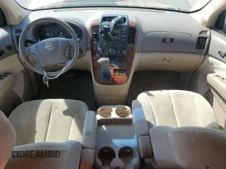 2006 Kia Sedona LX with VIN KNDMB233666035774, listed as a Copart auction lot 65491474 with 106,909 mi miles and Salvage Title. Bid and sale history available at carsss.com. Image 8.