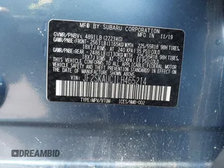 2020 Subaru Forester Limited with VIN JF2SKAUC1LH465214, listed as a IAAI auction lot 41869082 with 70,776 mi miles and . Bid and sale history available at DreamBid. Image 9.