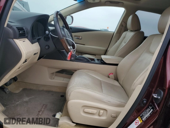 2013 Lexus RX 450h with VIN JTJZB1BA6D2413240, listed as a Copart auction lot 51524795 with 111,350 mi miles and Salvage title. Bid and sale history available at DreamBid. Image 7.