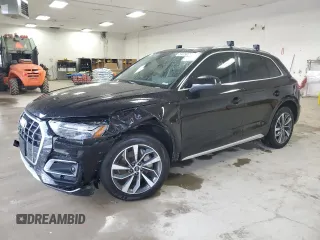 2021 Audi Q5 Premium Plus z VIN WA1BAAFYXM2124869, wystawiony jako Copart lot #54790905 z przebiegiem 78 883 mil mil oraz Szkoda całkowita • Salvage title. Historia ofert i sprzedaży dostępna na DreamBid. Obrazek 1.