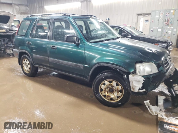 2000 Honda CR-V LX with VIN JHLRD1849YC031558, listed as a Copart auction lot 47536835 with 217,488 mi miles and Salvage Title. Bid and sale history available at carsss.com. Image 4.