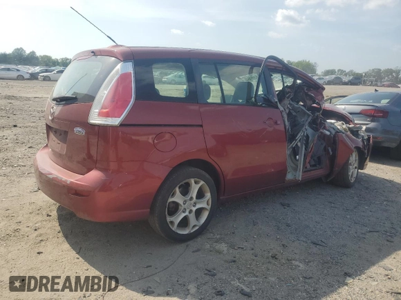 2010 Mazda 5 Sport with VIN JM1CR2W31A0382394, listed as a Copart auction lot 62064845 with Not provided miles and Salvage title. Bid and sale history available at DreamBid. Image 3.