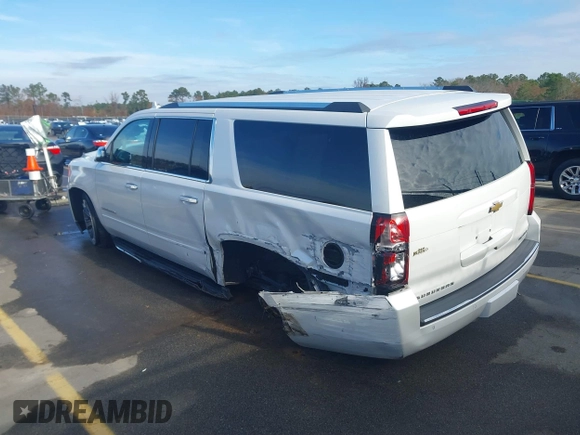 2019 Chevrolet Suburban LT with VIN 1GNSCJKC1KR146104, listed as a IAAI auction lot 41103371 with 108,727 mi miles. Bid and sale history available at carsss.com. Image 3.
