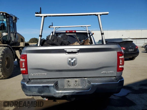 2020 Ram 2500 Laramie with VIN 3C6UR5FL5LG241405, listed as a Copart auction lot 87910155 with 85,904 mi miles and Salvage Title. Bid and sale history available at carsss.com. Image 6.