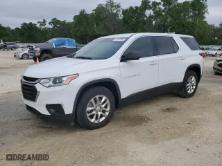 2018 Chevrolet Traverse LS with VIN 1GNERFKWXJJ278441, listed as a Copart auction lot 51673585 with 65,904 mi miles and Salvage Title. Bid and sale history available at carsss.com. Image 1.