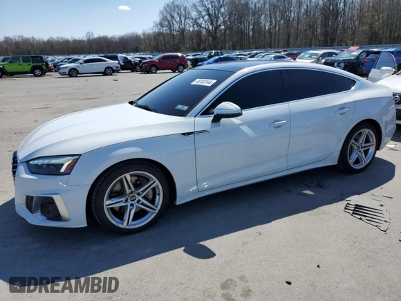 2021 Audi A5 Sportback S line Premium Plus with VIN WAUFACF51MA052083, listed as a Copart auction lot 48100144 with 41,985 mi miles. Bid and sale history available at carsss.com. Image 1.