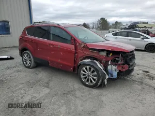2017 Ford Escape Titanium with VIN 1FMCU0J93HUE83465, listed as a Copart auction lot 53340915 with 44,973 mi miles and Salvage Title. Bid and sale history available at DreamBid. Image 4.