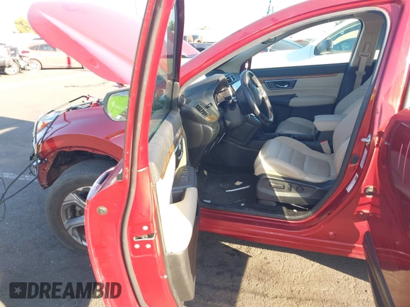 2018 Honda CR-V EX-L with VIN 2HKRW2H85JH695138, listed as a IAAI auction lot 41655606 with 75,080 mi miles. Bid and sale history available at carsss.com. Image 5.