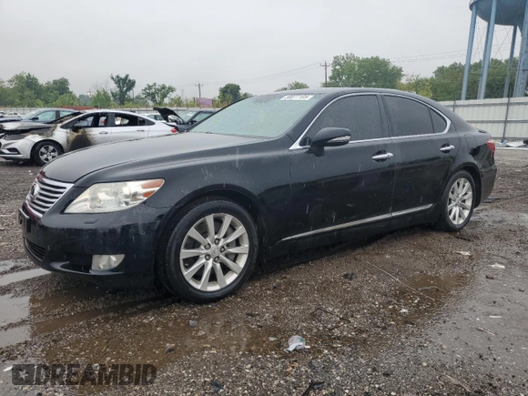 2010 Lexus LS 460 with VIN JTHCL5EF3A5006103, listed as a Copart auction lot 58077105 with 120,121 mi miles and Salvage title. Bid and sale history available at DreamBid. Image 1.