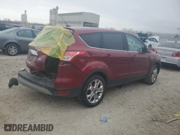2013 Ford Escape SEL with VIN 1FMCU9H94DUC54605, listed as a Copart auction lot 86188884 with 93,494 mi miles and Salvage Title. Bid and sale history available at carsss.com. Image 3.