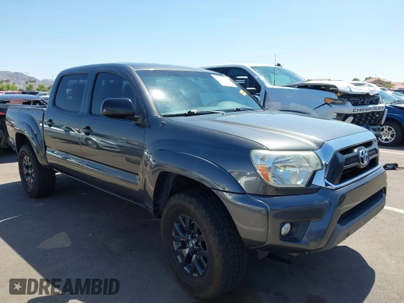 2015 Toyota Tacoma PreRunner with VIN 3TMJU4GNXFM191661, listed as a IAAI auction lot 42453516 with 145,898 mi miles and . Bid and sale history available at DreamBid. Image 1.