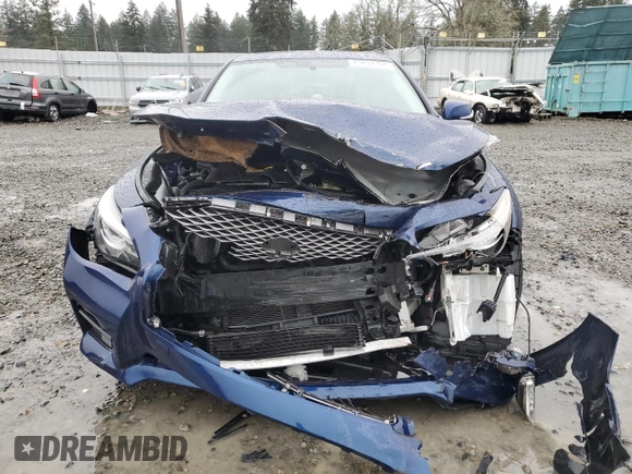 2017 Infiniti Q50 Red Sport 400 with VIN JN1FV7AR6HM870313, listed as a Copart auction lot 83214104 with 68,315 mi miles and Salvage Title. Bid and sale history available at carsss.com. Image 5.