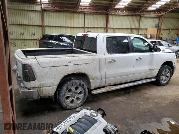 2019 Ram 1500 Big Horn/Lone Star with VIN 1C6SRFFT6KN867628, listed as a Copart auction lot 51760485 with 235,148 mi miles and Salvage Title. Bid and sale history available at carsss.com. Image 3.