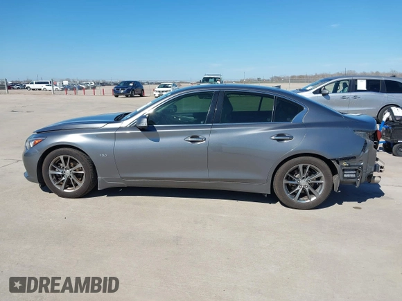 2017 Infiniti Q50 Signature Edition with VIN JN1EV7AP7HM742236, listed as a IAAI auction lot 41662043 with 114,312 mi miles and . Bid and sale history available at DreamBid. Image 14.
