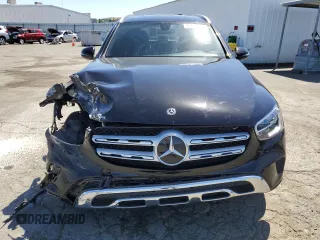 2020 Mercedes-Benz GLC 300 with VIN W1N0G8DB2LF865701, listed as a Copart auction lot 57862225 with 51,074 mi miles and Salvage title. Bid and sale history available at DreamBid. Image 5.