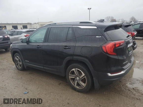 2018 GMC Terrain SLT with VIN 3GKALVEV7JL357813, listed as a Copart auction lot 80859704 with 97,437 mi miles and Salvage Title. Bid and sale history available at carsss.com. Image 2.