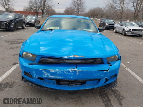 2012 Ford Mustang V6 Premium with VIN 1ZVBP8AM4C5271247, listed as a IAAI auction lot 41667475 with 150,700 mi miles. Bid and sale history available at carsss.com. Image 12.