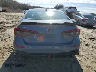 2022 Honda Civic Si with VIN 2HGFE1E54NH471949, listed as a Copart auction lot 50226145 with 50,535 mi miles and Salvage Title. Bid and sale history available at DreamBid. Image 6.