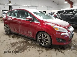2017 Ford C-Max Energi Titanium with VIN 1FADP5FU9HL111957, listed as a Copart auction lot 39816864 with 86,017 mi miles. Bid and sale history available at carsss.com. Image 4.