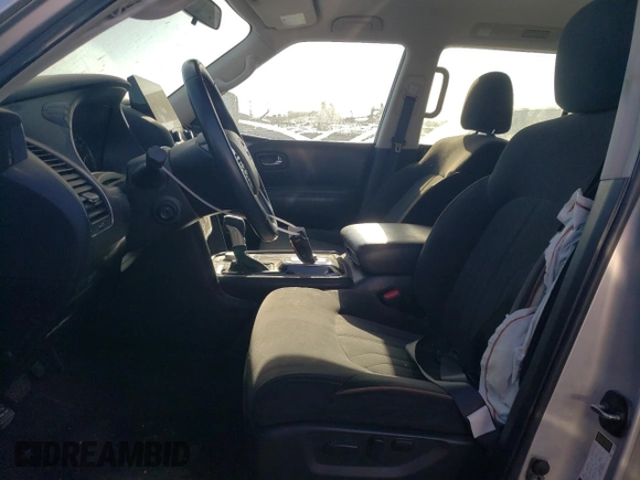2022 Nissan Armada SV with VIN JN8AY2AD7N9675037, listed as a Copart auction lot 83914134 with 44,753 mi miles and Salvage Title. Bid and sale history available at carsss.com. Image 7.