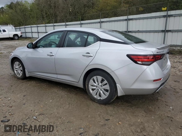 2021 Nissan Sentra S with VIN 3N1AB8BV7MY252560, listed as a Copart auction lot 52709945 with 26,641 mi miles and Salvage Title. Bid and sale history available at DreamBid. Image 2.