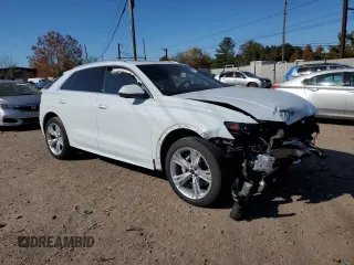 2021 Audi Q8 Premium Plus with VIN WA1BVAF16MD034467, listed as a Copart auction lot 76974524 with 38,272 mi miles and Salvage Title. Bid and sale history available at carsss.com. Image 4.