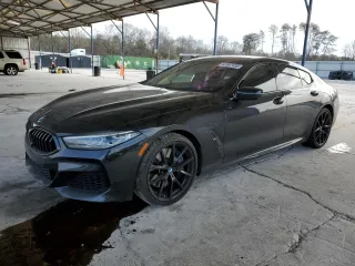 2021 BMW 8 Series 840i with VIN WBAGV2C08MCG13060, listed as a Copart auction lot 42387435 with 39,761 mi miles and Salvage Title. Bid and sale history available at carsss.com. Image 1.