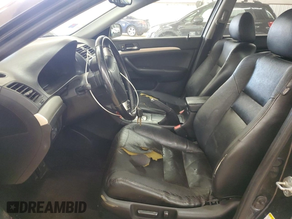 2005 Acura TSX with VIN JH4CL96925C015294, listed as a Copart auction lot 46706735 with 162,900 mi miles and Salvage Title. Bid and sale history available at carsss.com. Image 7.