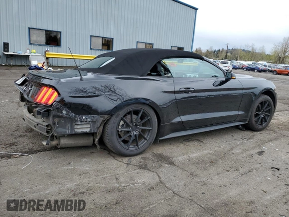 2017 Ford Mustang EcoBoost Premium with VIN 1FATP8UH5H5320314, listed as a Copart auction lot 50905655 with 75,149 mi miles and Salvage title. Bid and sale history available at DreamBid. Image 3.