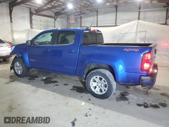 2019 Chevrolet Colorado 4WD LT with VIN 1GCGTCEN6K1137954, listed as a Copart auction lot 57060755 with 32,589 mi miles and Salvage title. Bid and sale history available at DreamBid. Image 2.