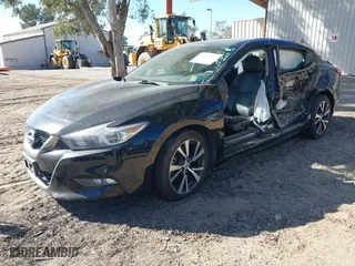 2017 Nissan Maxima SR with VIN 1N4AA6AP4HC406136, listed as a IAAI auction lot 41355573 with 112,111 mi miles. Bid and sale history available at carsss.com. Image 16.