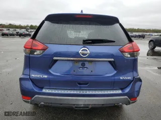 2017 Nissan Rogue SV with VIN KNMAT2MV3HP612239, listed as a Copart auction lot 52097055 with 124,804 mi miles and Salvage Title. Bid and sale history available at carsss.com. Image 6.
