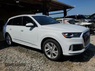 2021 Audi Q7 Premium Plus with VIN WA1LXAF74MD036012, listed as a Copart auction lot 54381865 with 65,534 mi miles and Salvage title. Bid and sale history available at DreamBid. Image 4.