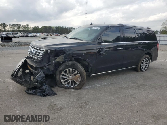 2018 Ford Expedition Max Limited with VIN 1FMJK2AT0JEA23409, listed as a Copart auction lot 51453625 with 117,003 mi miles and Salvage title. Bid and sale history available at DreamBid. Image 1.