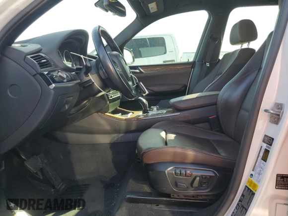 2015 BMW X3 xDrive28i with VIN 5UXWX9C53F0D50282, listed as a Copart auction lot 54792515 with 170,876 mi miles and Clean Title. Bid and sale history available at DreamBid. Image 7.